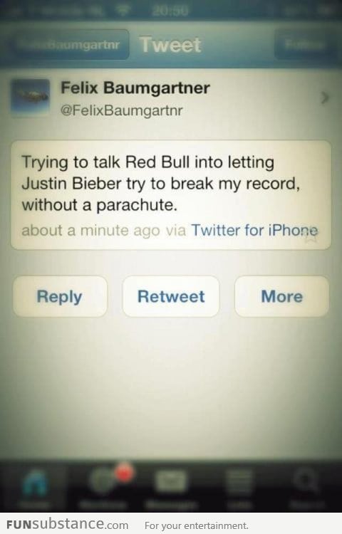 Felix Baumgartner = Hero