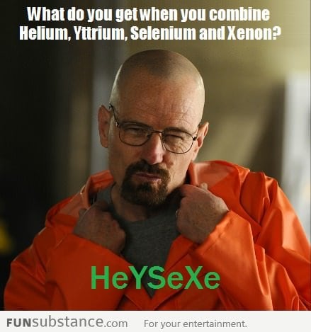 Helium, Yttrium, Selenium and Xenon