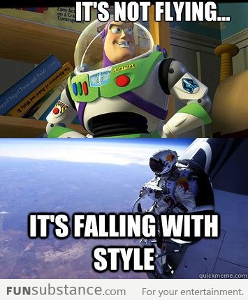 Felix is Buzz Lightyear