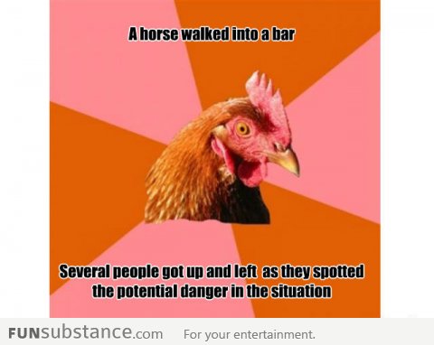 Anti Joke Chicken Strikes Again