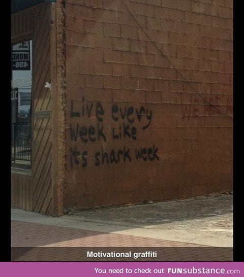 Motivational graffiti