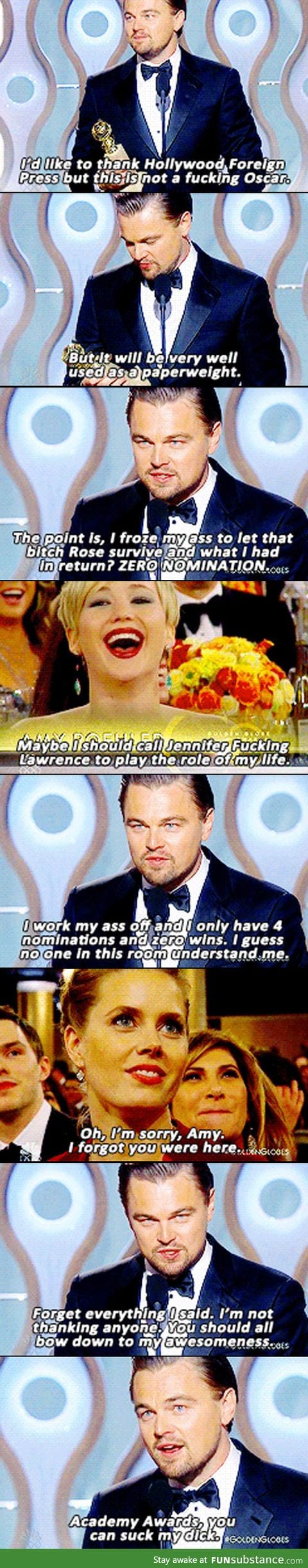 Leo has had enough