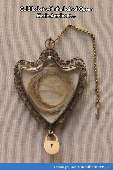 Gold Locket With a Little Treasure