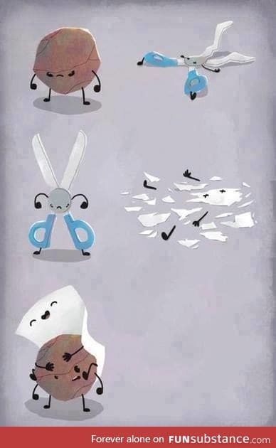 rock, paper, scissors...