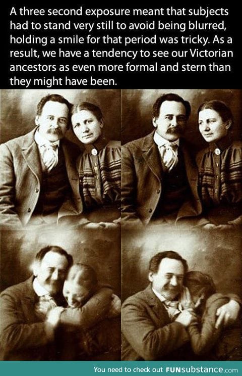 They used to smile too