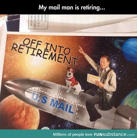 The coolest mail man