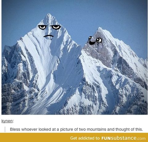 This mountain looks so done