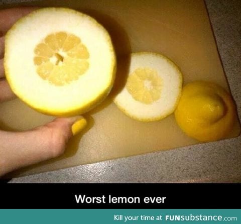 Worst lemon ever