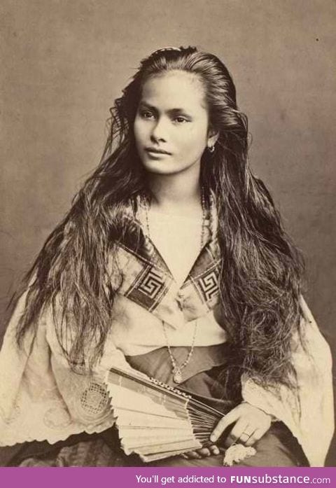 Exotic beauty from 1875