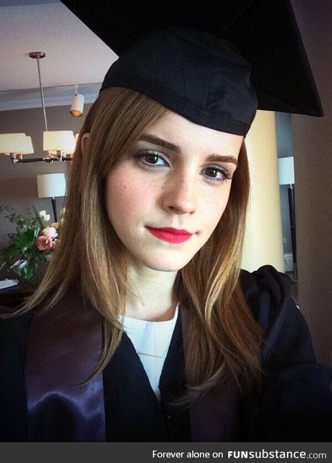 Emma Watson graduation