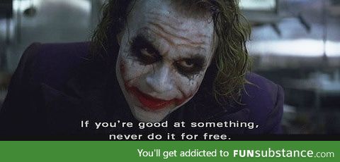 Even though he's the bad guy, you must admit he's a fudging genius!