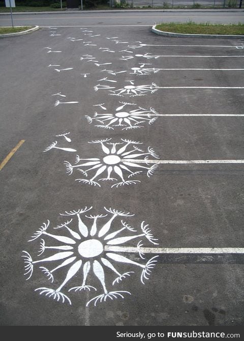 Parking space art