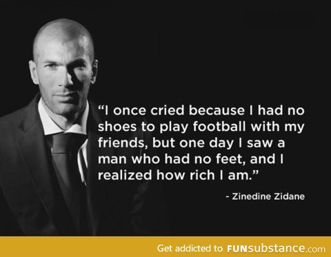 Wise words from a professional footballer