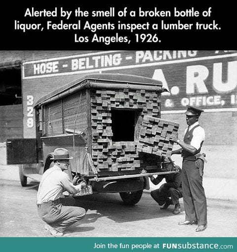Catching bad guys back in the prohibition days