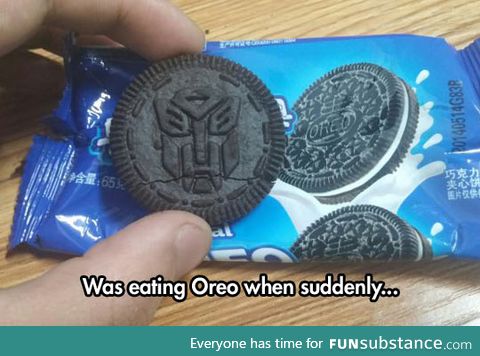 Transformers, oreos in disguise