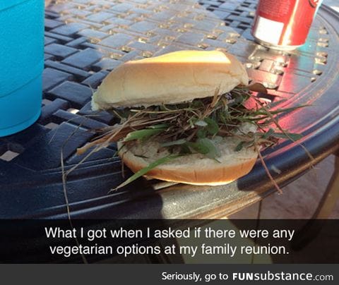 A vegetarian option