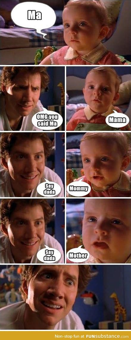 Baby's first words