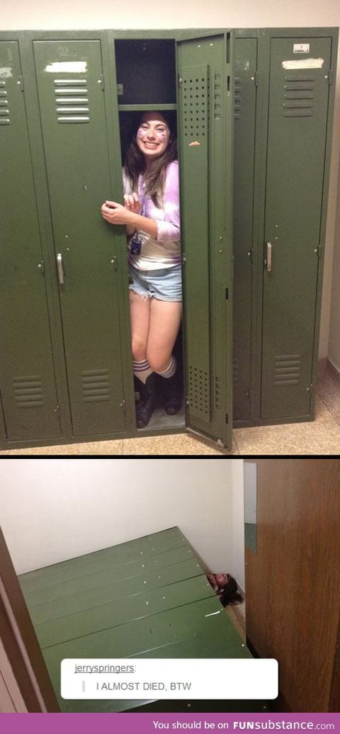 Playing in the lockers