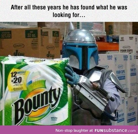 He found the bounty