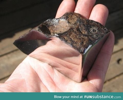 Cut and Polished Meteorite