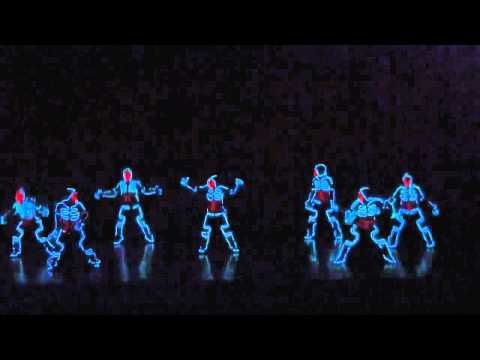 Cool Tron Light suit Dance