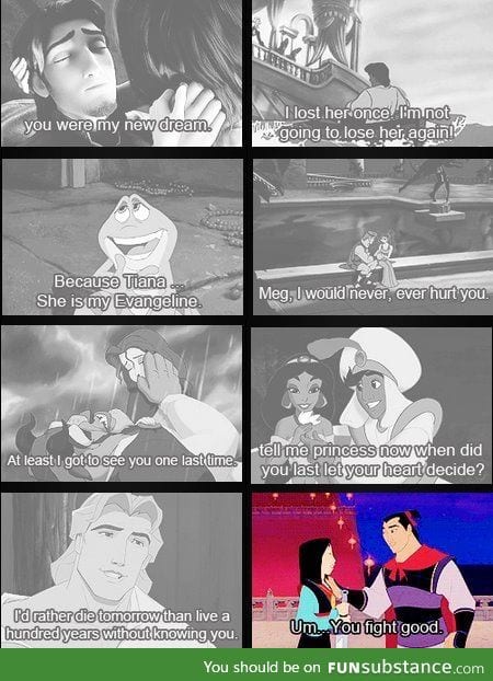 Disney accurately represents what men are like