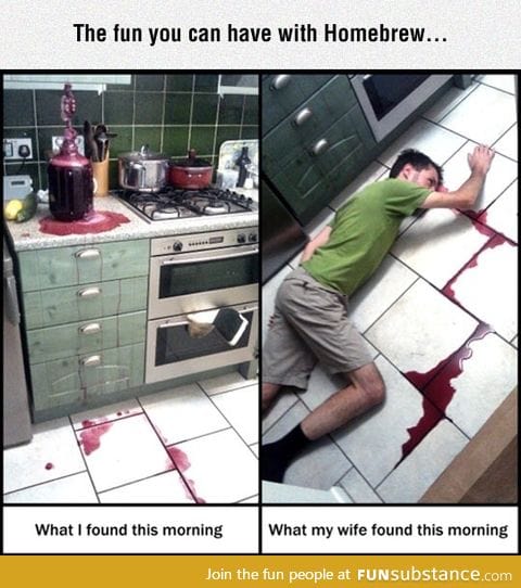 I think his wife made this post to cover up the murder