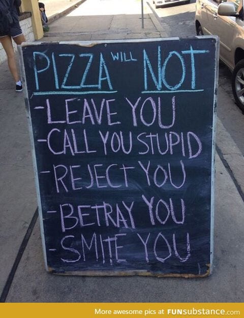 I love you too Pizza