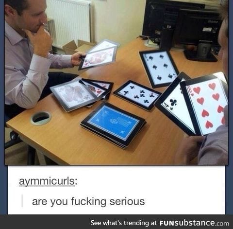 How rich people play cards