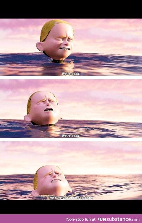 Moments after finishing the exam