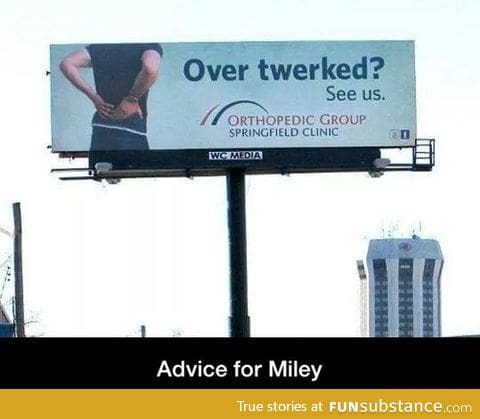 Special ad for Miley