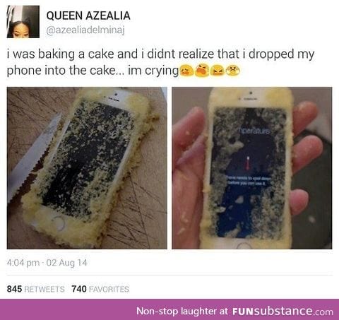 Baked phone