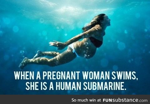 A human submarine