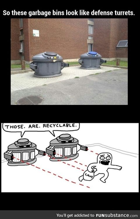 Doesn't look like recycling bins