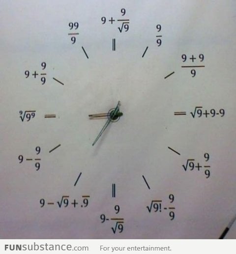 The clock of an engineer