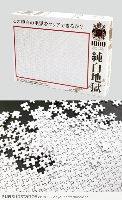 All white puzzle