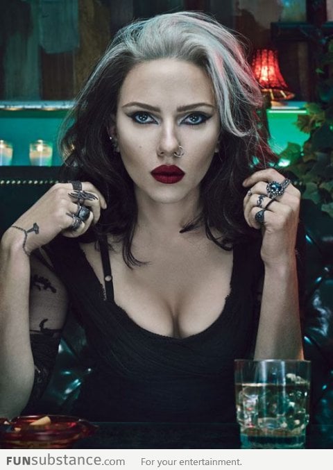 Scarlett Johansson wishes you a Happy Halloween!