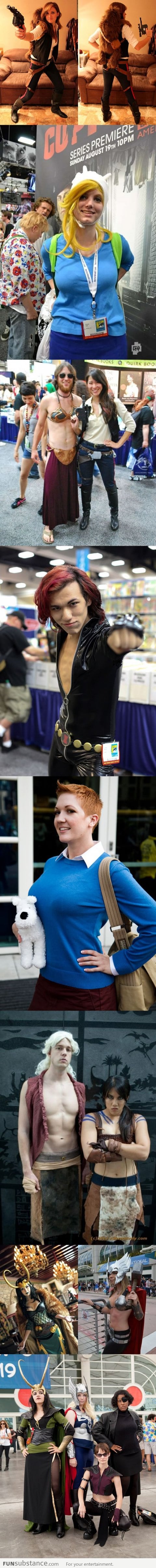 Awesome Reversed Gender Cosplays