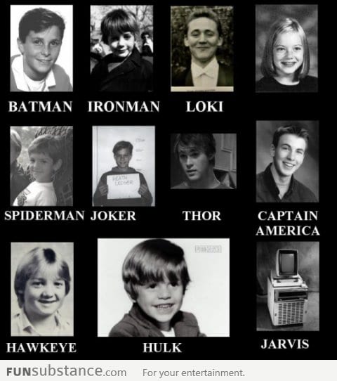 Movie Stars Yearbook Photos