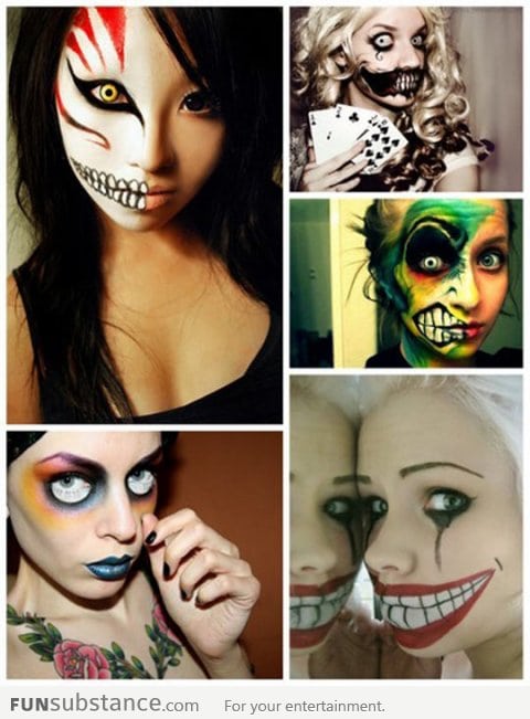 Scary Halloween makeup