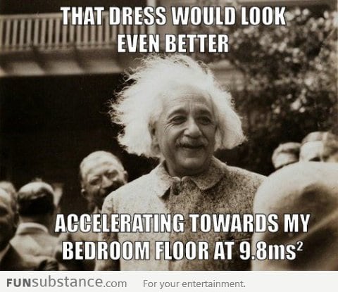 Einstein's pick up line