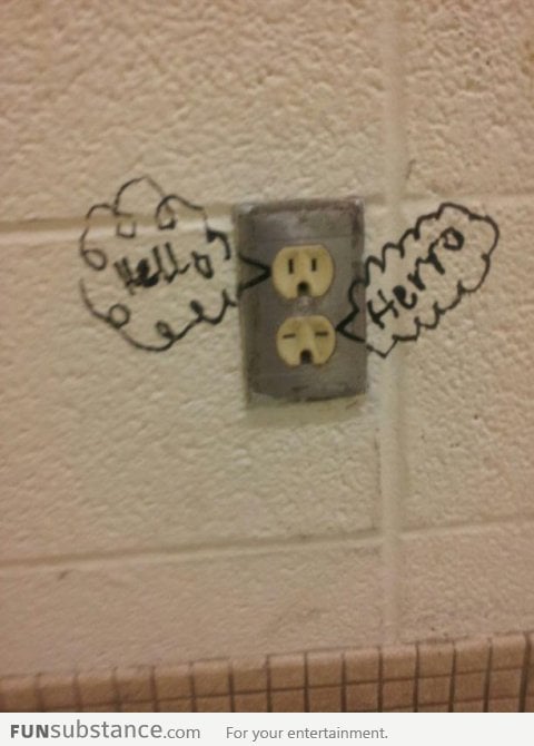 On my dorm wall