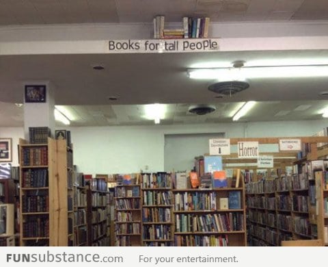 Books for tall people