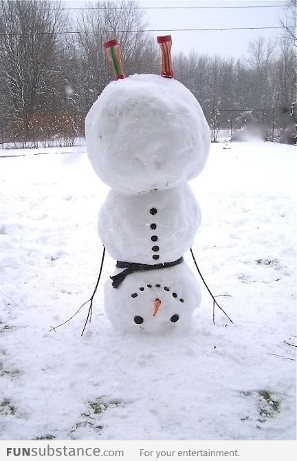 Snowman handstand