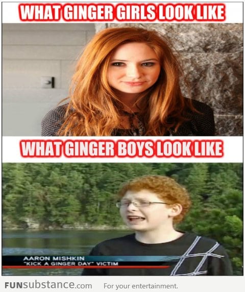 Ginger girls vs boys