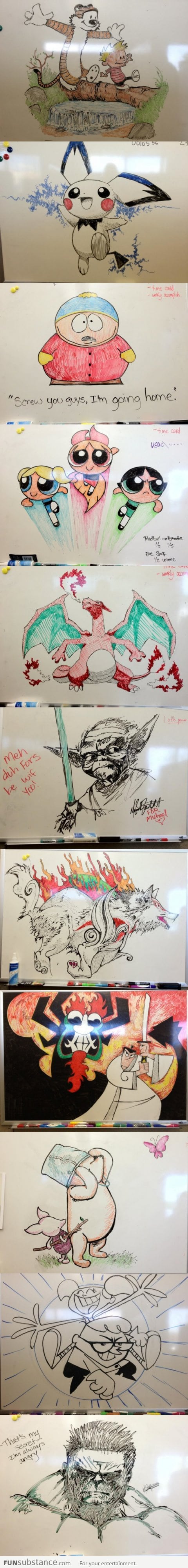 Awesome Whiteboard Drawings