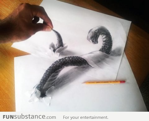 Awesome 3D drawing is awesome