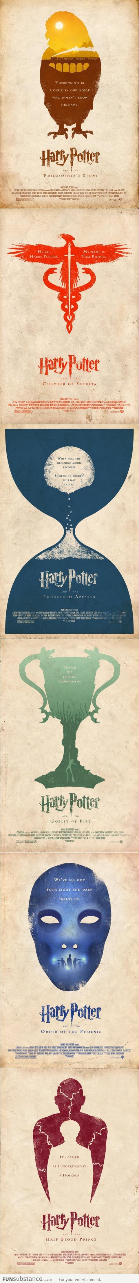 Different Poster Version Of Harry Potter Movies