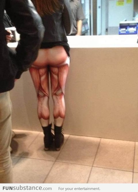 Anatomically correct leggings