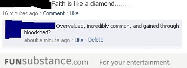 Faith is like a diamond